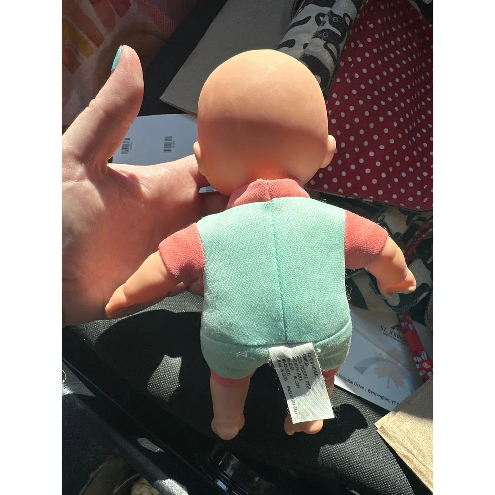Walmart My Sweet Love Baby Doll Blue Eyes Teal Cloud Romper Molded Hair 8 Inch